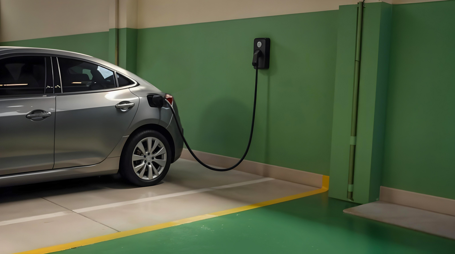 electric car charging station